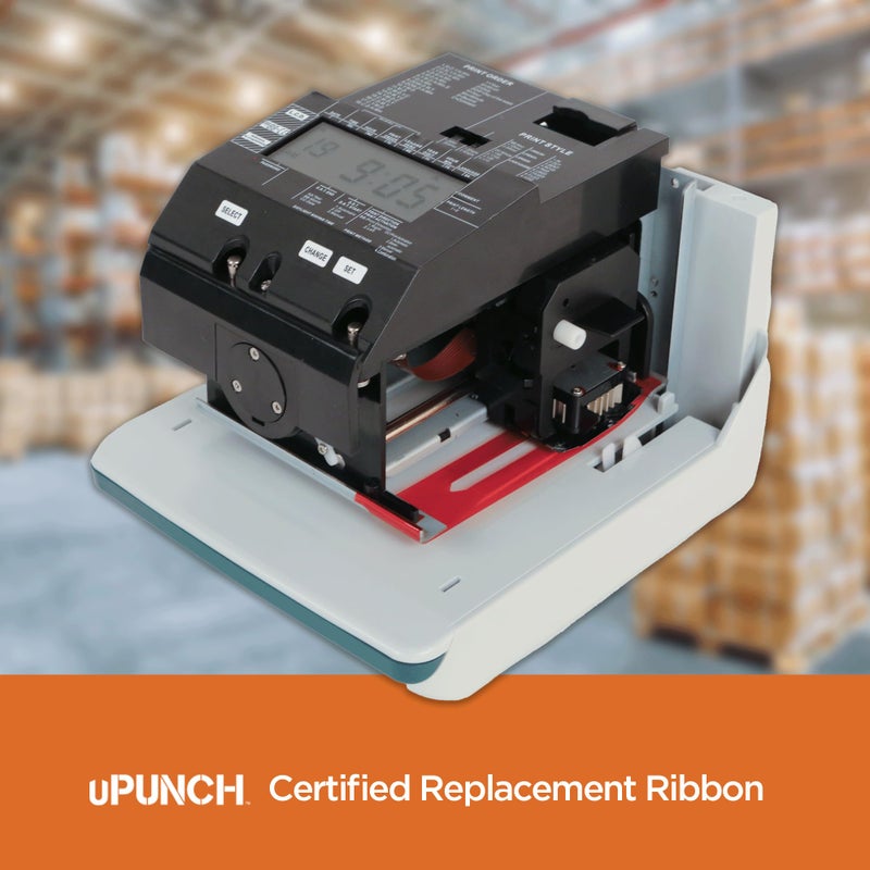 uPunch One Time Clock and Date Stamp Ribbon Cartridge CR1000 - Image 3